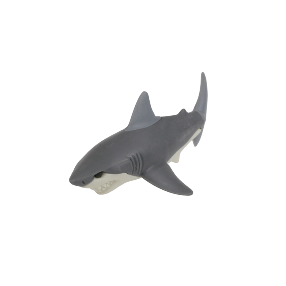 Iwako Eraser Grey Great White Shark