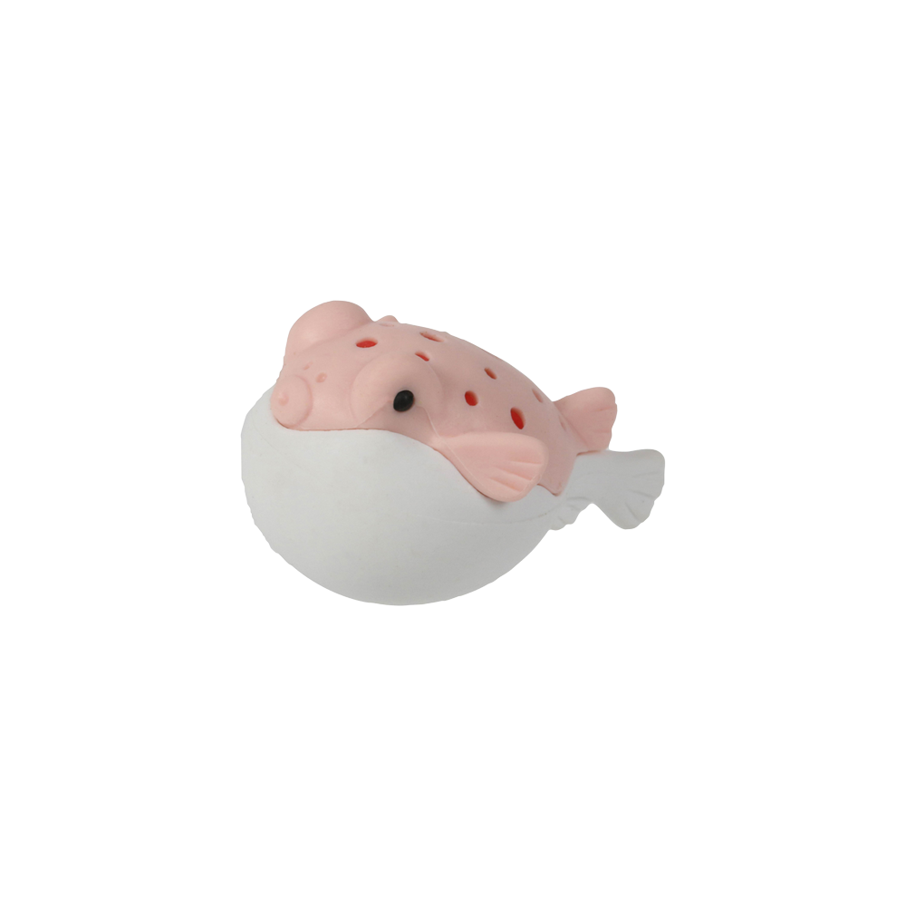 Iwako Eraser Pink Puffer Fish