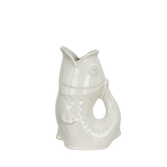 Emporium Ceramic Fish Hydra Vase Cream