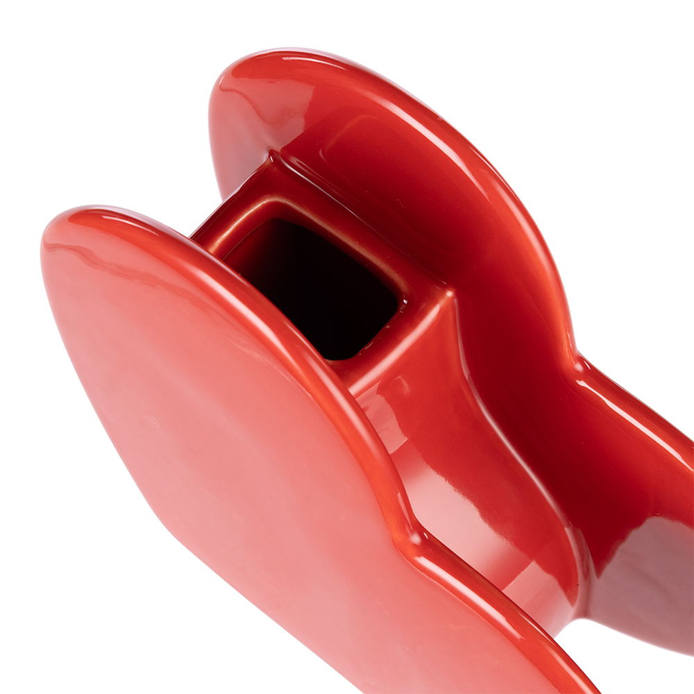 Emporium  Sweetheart Vase Red