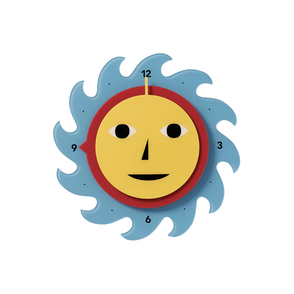 Areaware Dusen Dusen Everybody Clock Blue