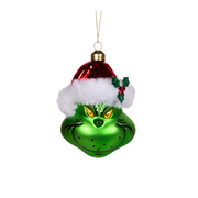 Holly & Ivy Retro Grinch Bauble Christmas Decoration