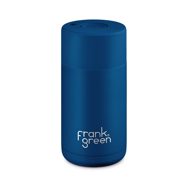 Frank Green Ceramic Reusable Cup 12oz Deep Ocean