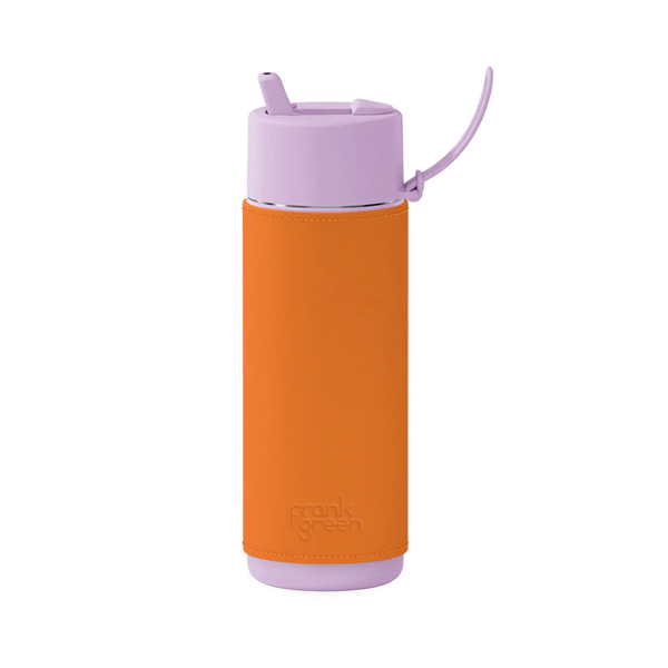 Frank Green Reusable Bottle 20oz Lilac Haze with Sunburst Sleeve