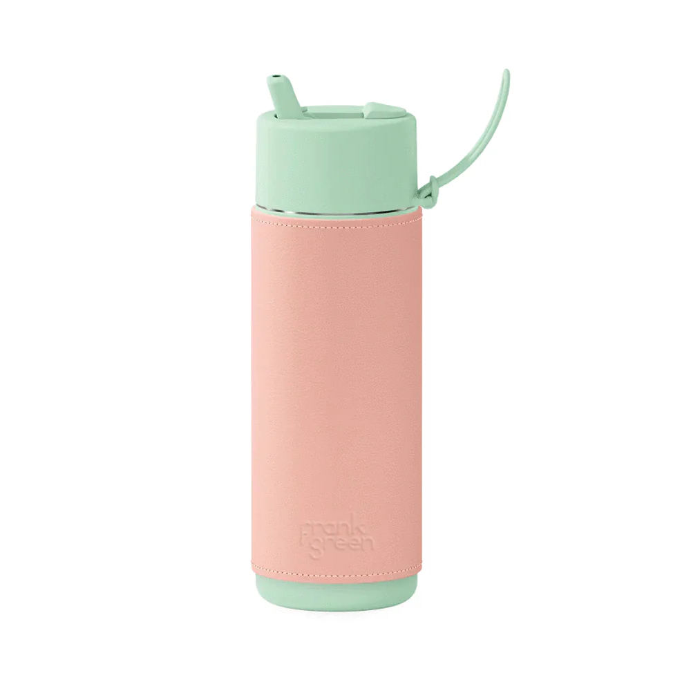 Frank Green Reusable Bottle 20oz Mint Gelato with Blushed Sleeve