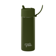 Frank Green Reusable Bottle Flip Straw 20oz Khaki
