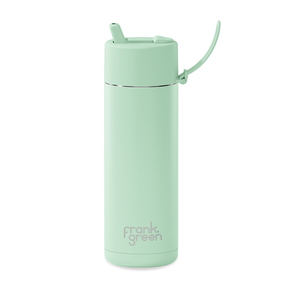 Frank Green Reusable Bottle Flip Straw 20oz Mint Gelato