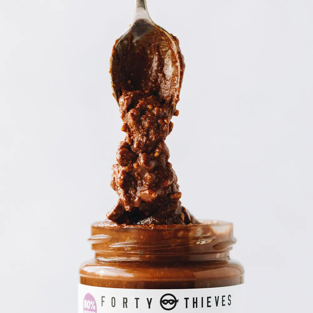 Forty Thieves Hazelnut Crunch with Organic Cocoa