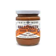 Forty Thieves Halloween Chocolate Treat with Cashews and Hazelnuts