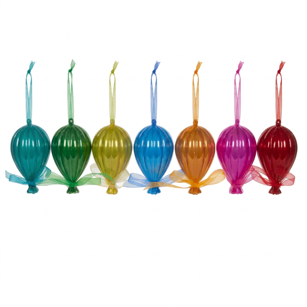 Holly & Ivy Christmas Decorations Candy Joy Balloons Set of 7