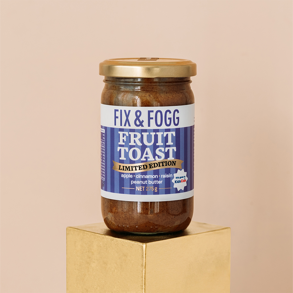 Fix & Fogg Peanut Butter Fruit Toast 275g Limited Edition