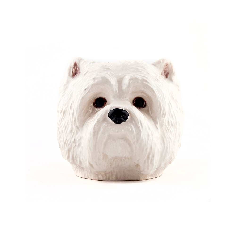 Quail Westie Face Egg Cup