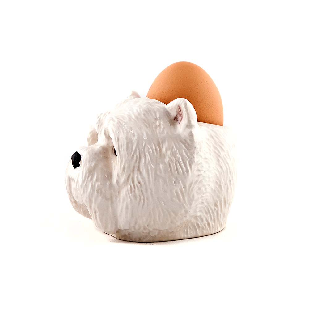 Quail Westie Face Egg Cup