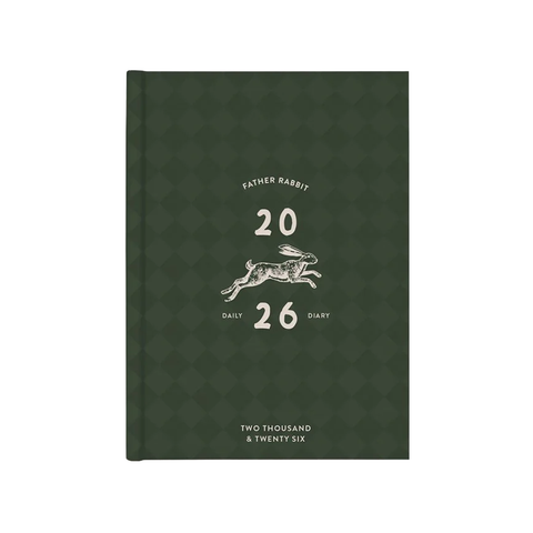 Father Rabbit 2026 Daily Diary Mosaic Tile