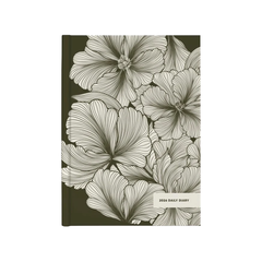 Father Rabbit 2026 Daily Diary Olive Deco