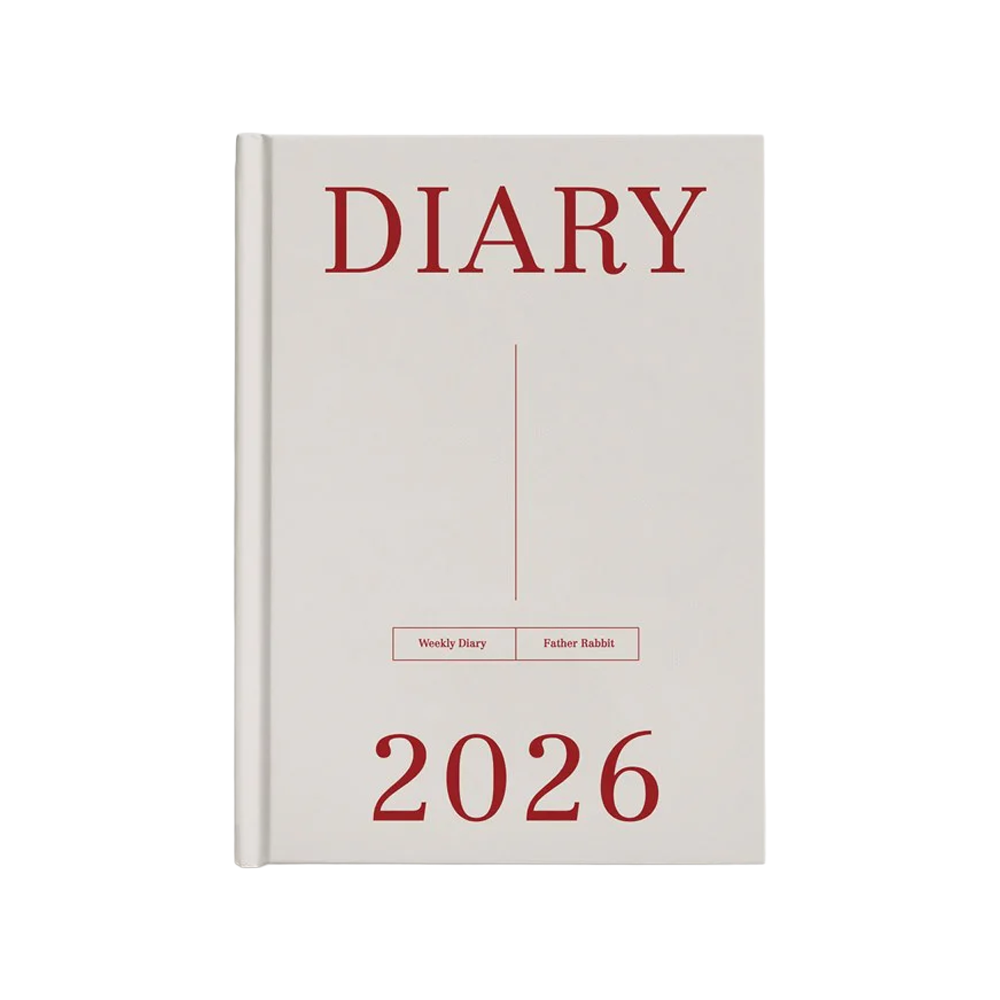 Father Rabbit 2026 Weekly Diary Dusk