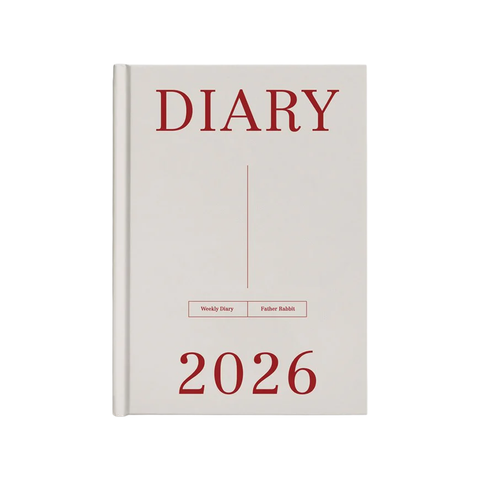 Father Rabbit 2026 Weekly Diary Dusk