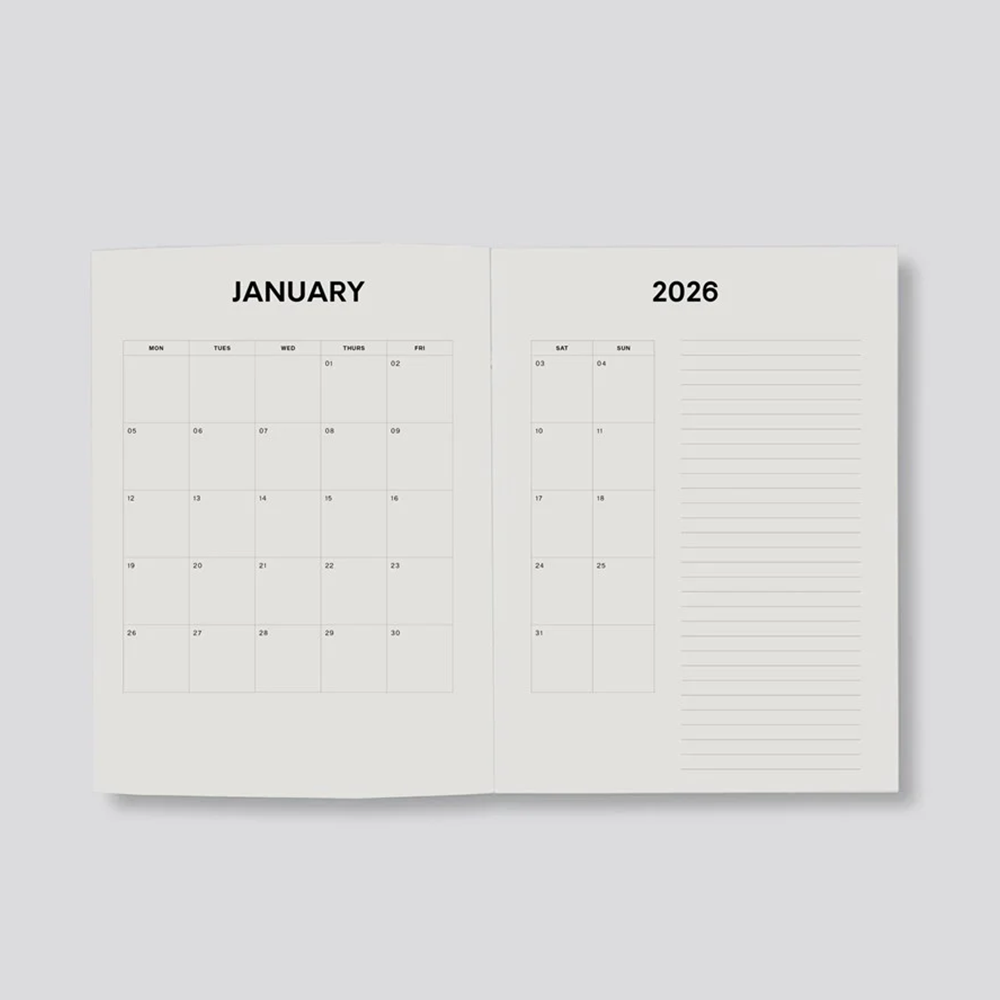 Father Rabbit 2026 Daily Diary Olive Deco