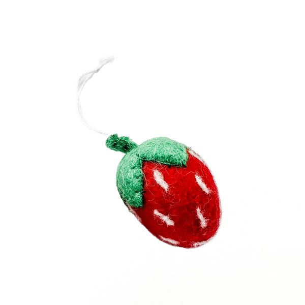 Christmas Decoration Felt Strawberry