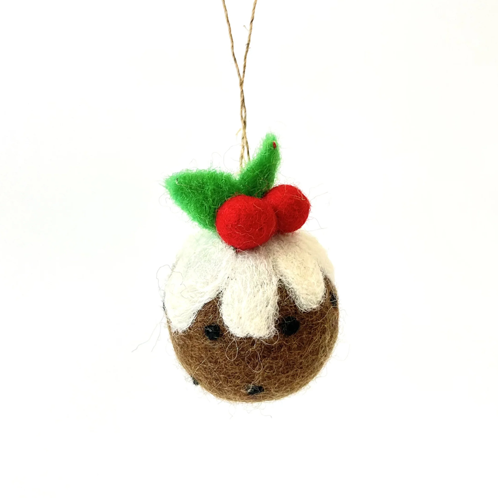 Christmas Decoration Felt Christmas Pudding