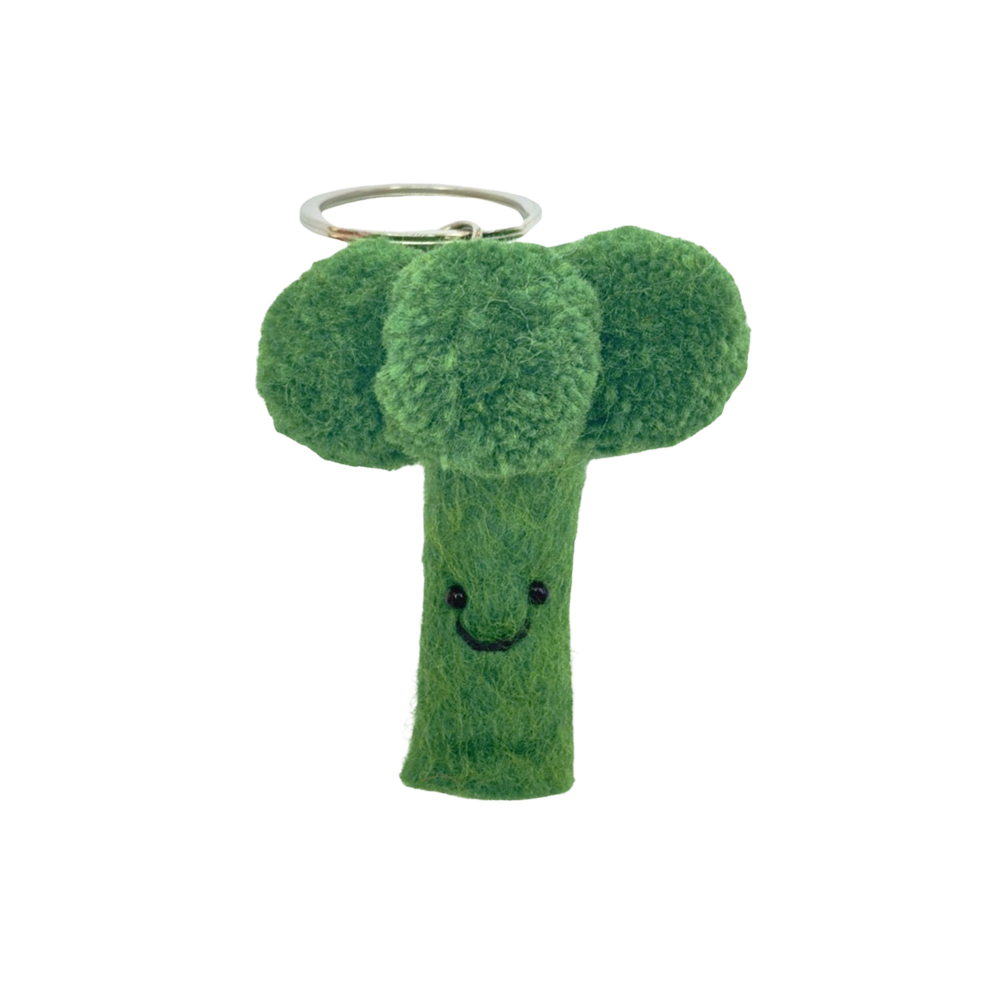 Felt Decoration Happy Broccoli