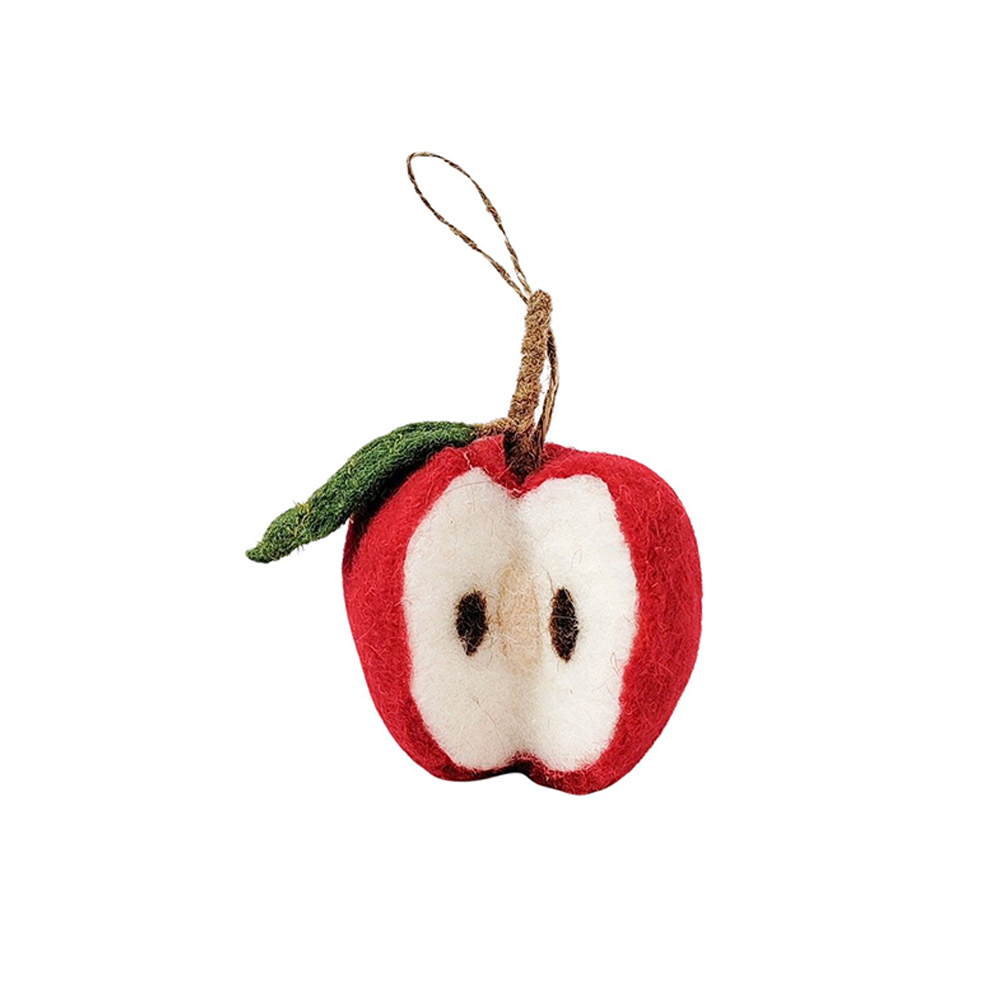 Felt Christmas Decoration Apple Assorted