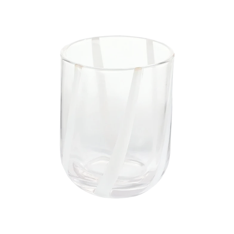 Gracia Finn GlassTumbler White Stripe