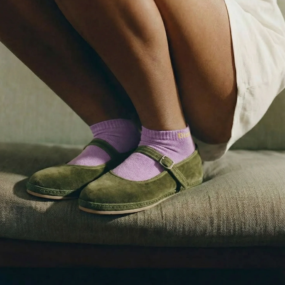 Nooan Possum Merino Wool Socks Napier Lilac Breeze
