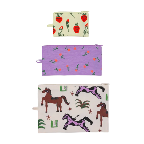 Baggu Flat Pouch Prairie