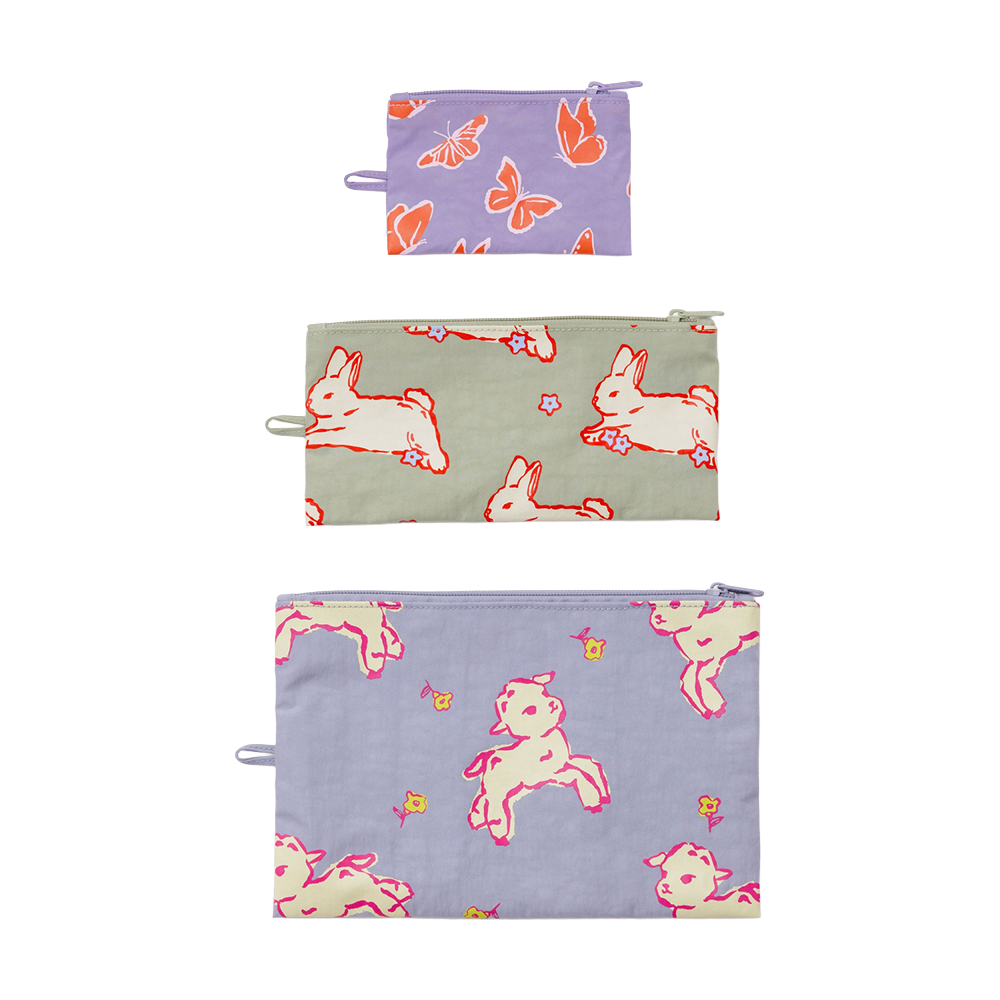 Baggu Flat Pouch  Spring