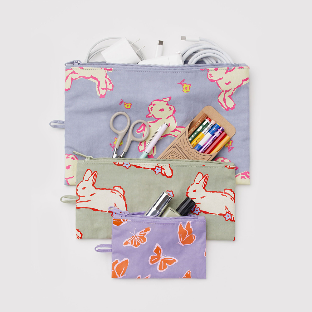 Baggu Flat Pouch  Spring