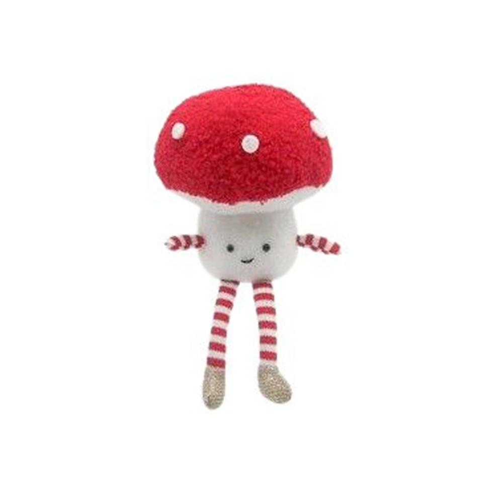 Fluffy Character Christmas Decoration Toadstool