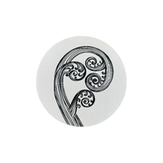 Jo Luping Coaster Ponga Black on Ivory