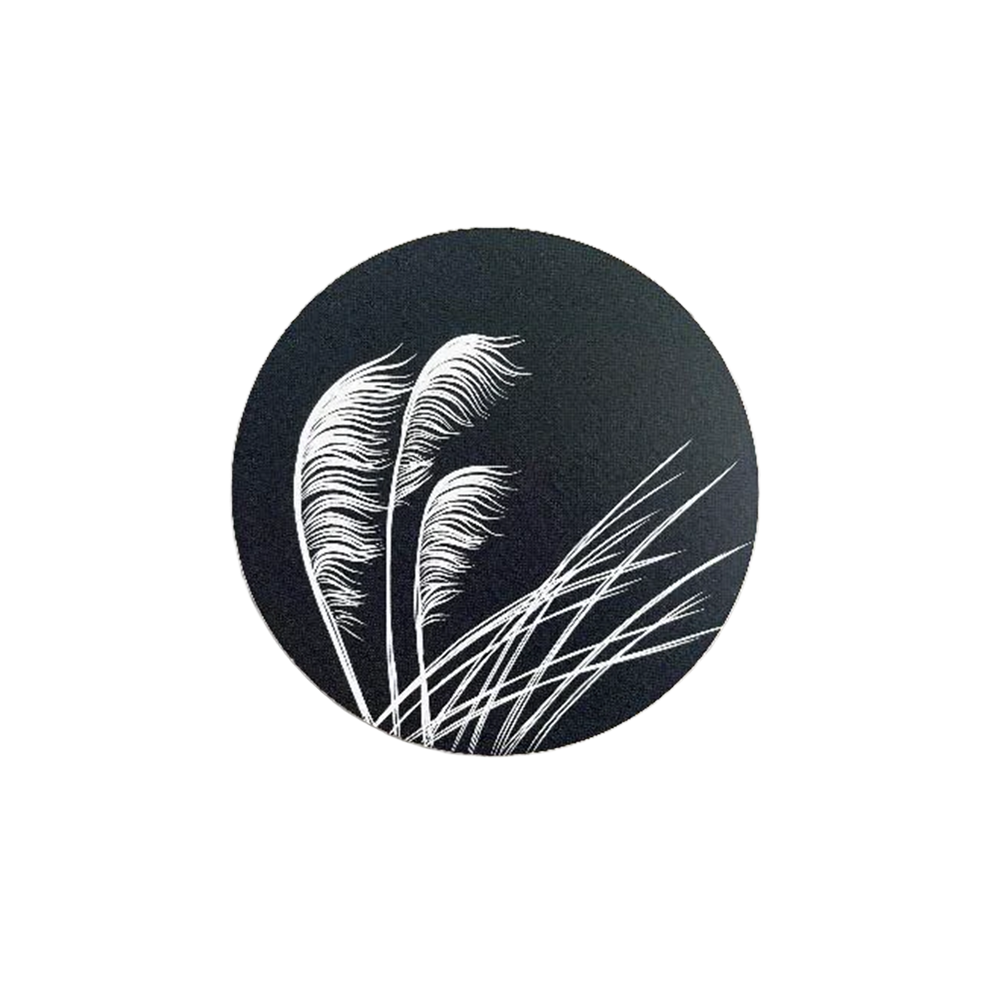 Jo Luping Coaster Toetoe Ivory on Black