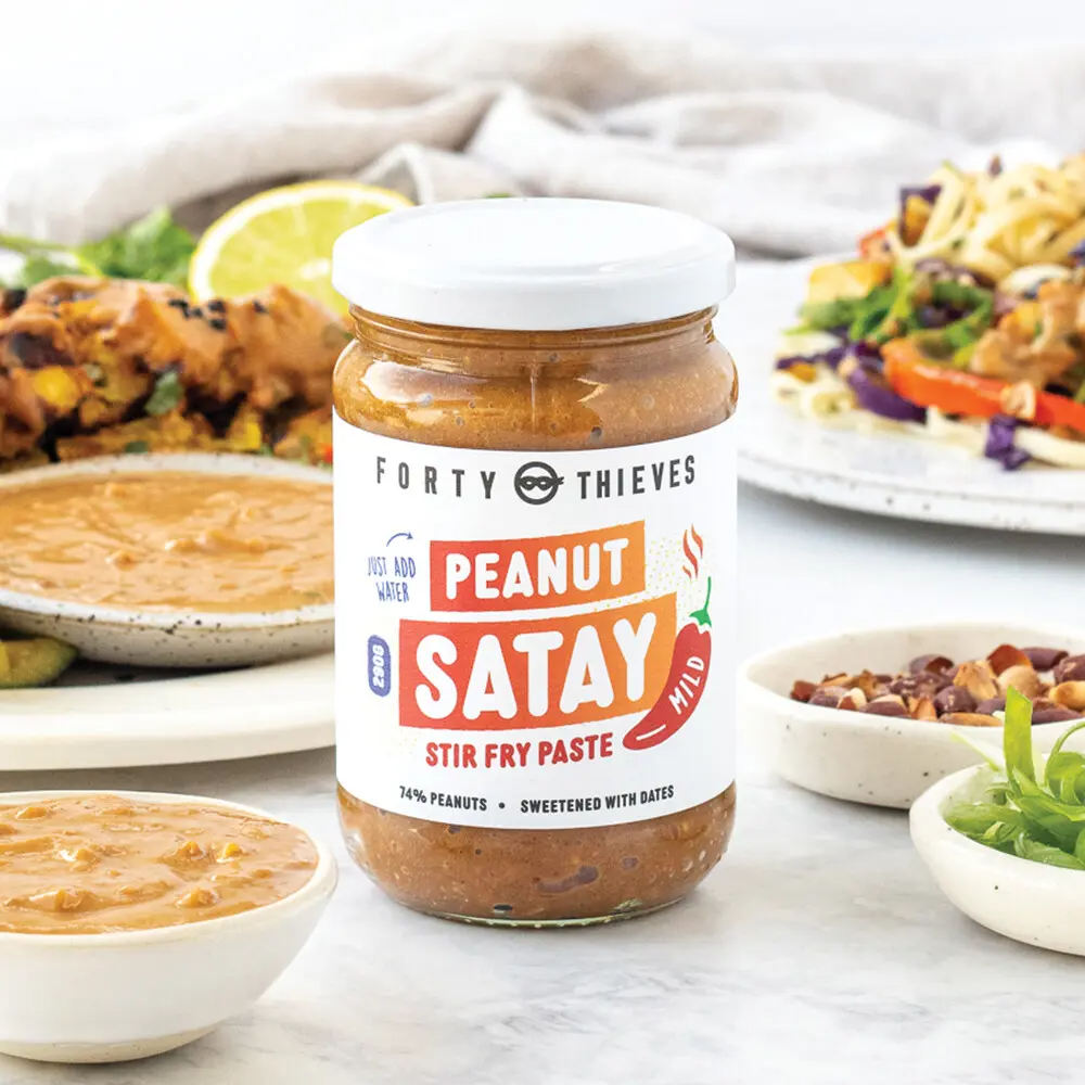 Forty Thieves Peanut Satay Stir Fry Paste 290g