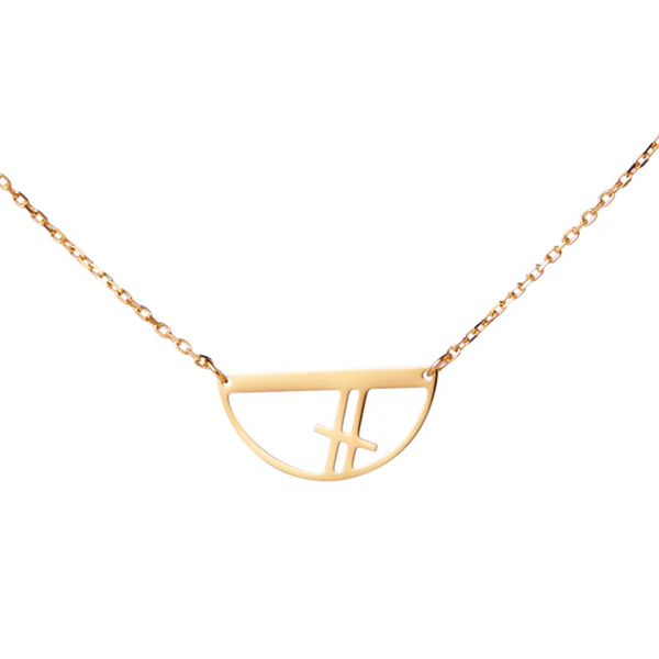 Ever Free Throw Necklace Gold