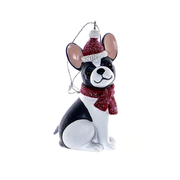 Resin Christmas Decoration French Bulldog