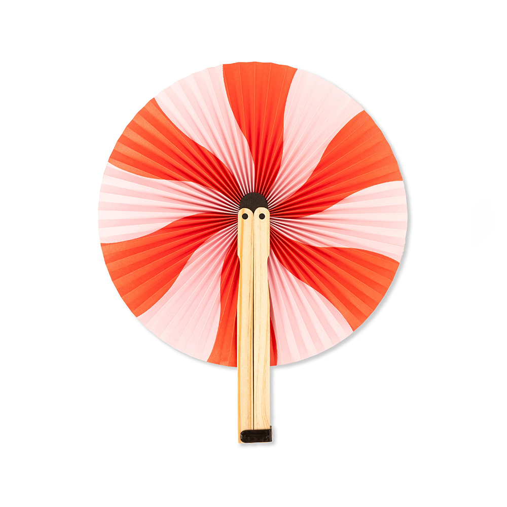 Kikkerland Fruity & Sweet Paper Fans Assorted