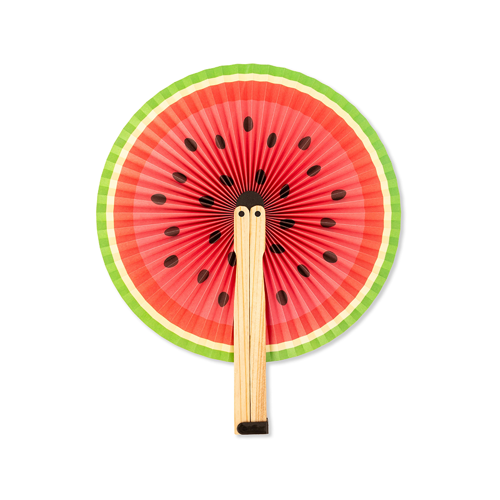 Kikkerland Fruity & Sweet Paper Fans Assorted