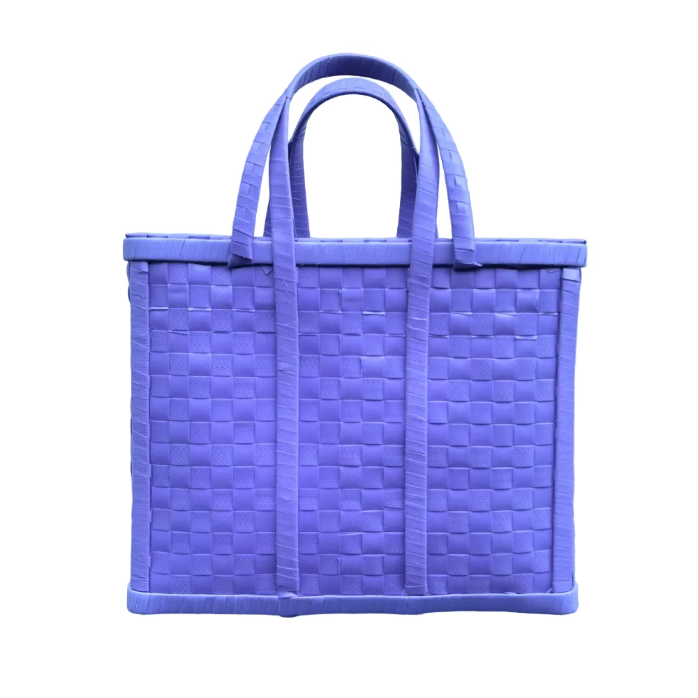 purple basket recycled sustainable