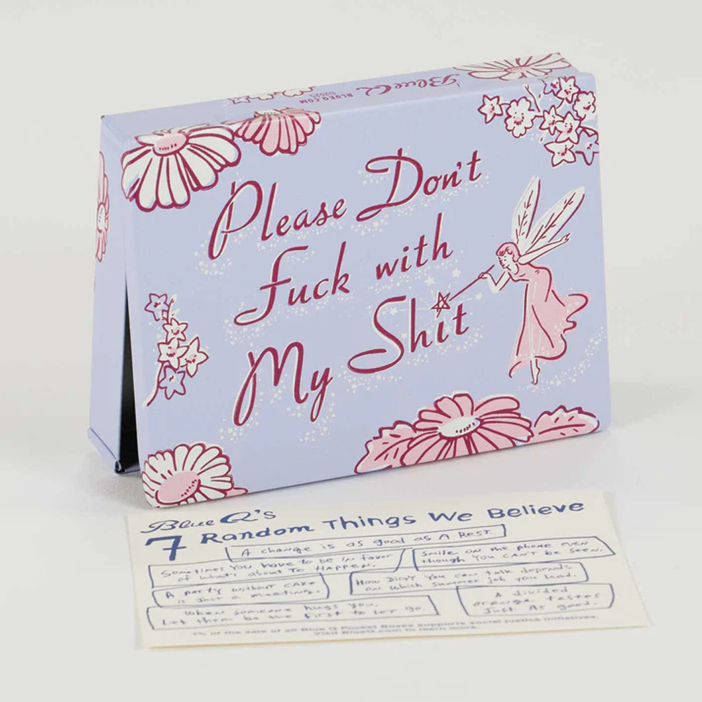 Blue Q Pocket Box Dont F*ck with my Sh*t