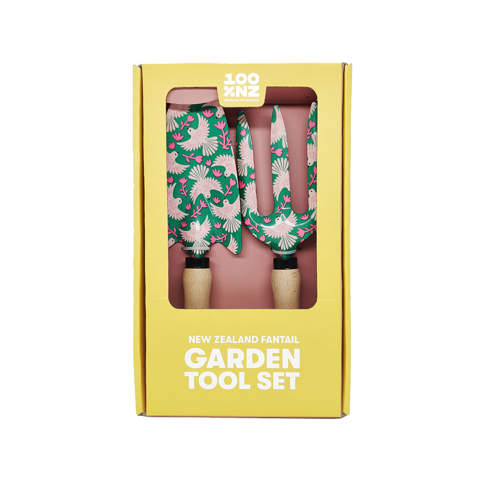 100% NZ Pīwakawaka Garden Tool Set