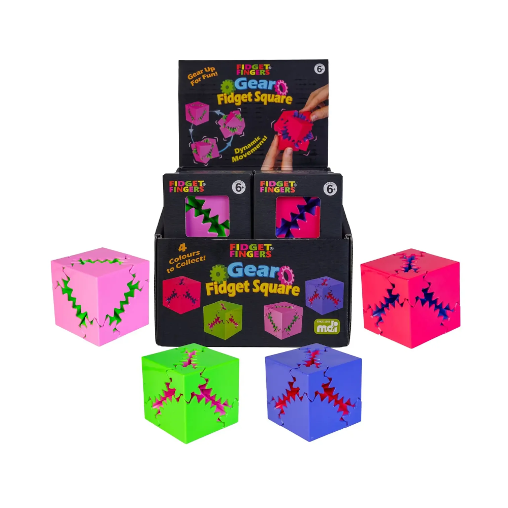 Square Fidget Gear Assorted