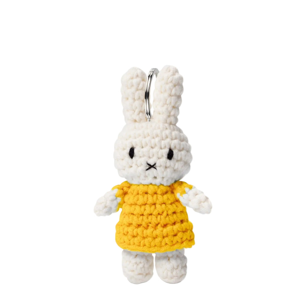 Just Dutch x Miffy Crochet Miffy Handmade Key Ring Yellow