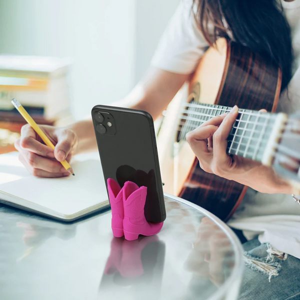 Giddy Up Phone Stand Pink