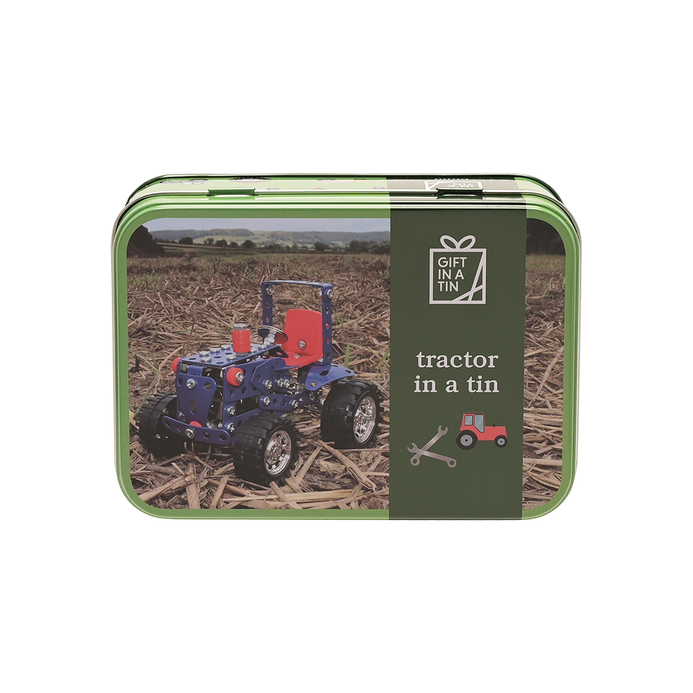 Gift In A Tin Tractor