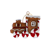 Resin Christmas Decoration Gingerbread Train