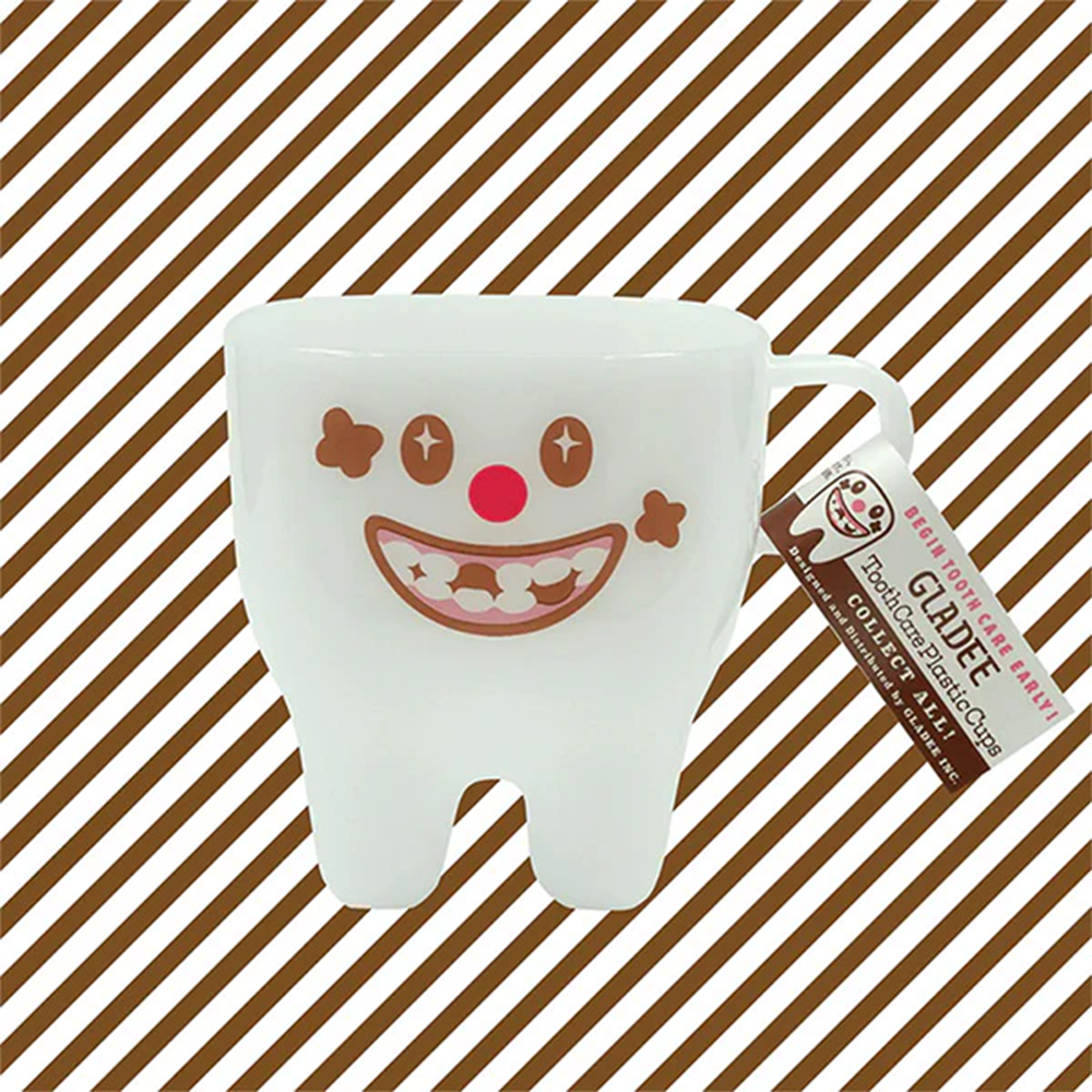 Gladee Tooth Plastic Cup Decay