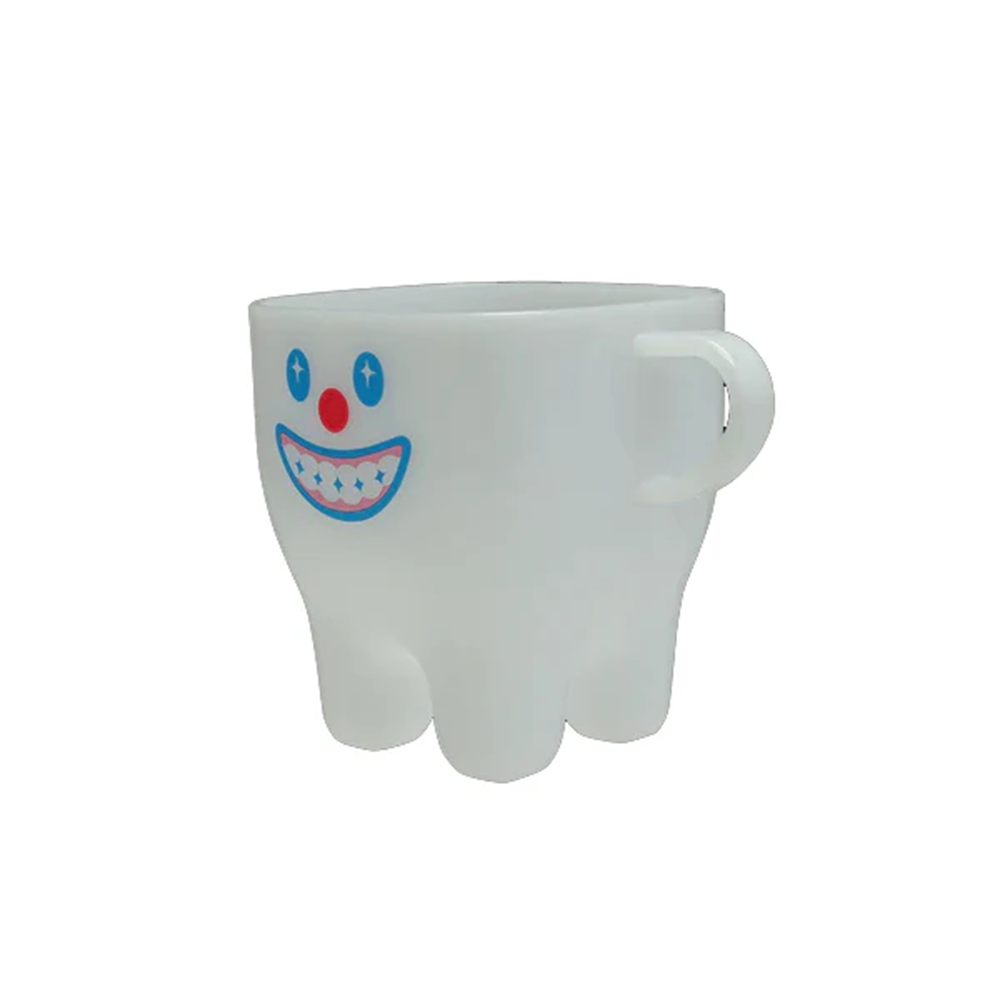Gladee Tooth Plastic Cup Shiny