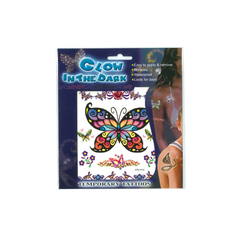 Glow in the Dark Butterfly Tattoo